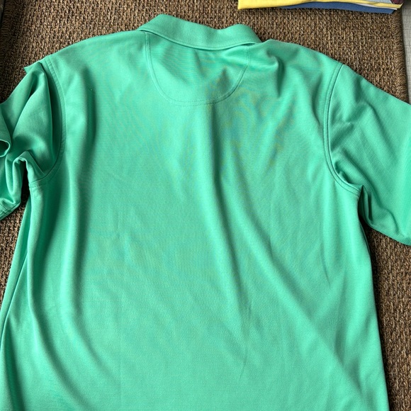 Seafoam green cyprus club preformance golf shirt polo tee - Picture 4 of 4